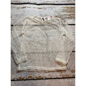 Sweet Charlotte Lace Overlay Shirt